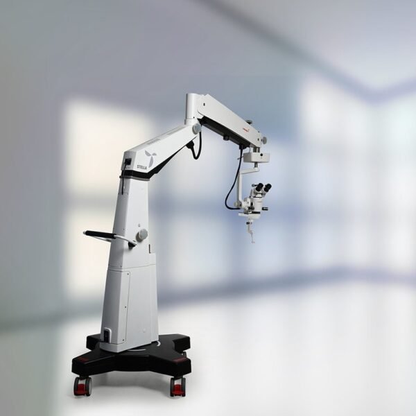 STELLA-OPH-MICROSCOPE-FLOOR-MOUNT,optinovate,optinovate-technologies,optical,optician,optometry,eyeclinic-equipment