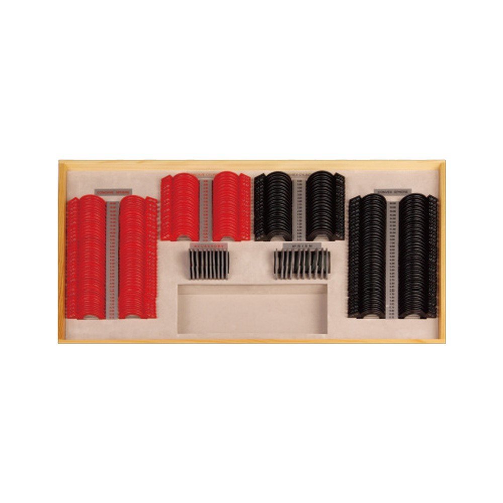 Trial Lens Set, 232 Lenses, Plastic Rims, Type BV, Aluminium Case
